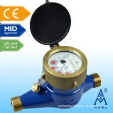 MID Certificated Multi Jet Dry Dial Brass Water Meter